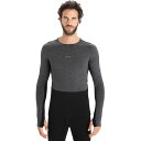 (取寄) アイスブレイカー メンズ 260 ゾーンニット ロングスリーブ クルー - メンズ Icebreaker men 260 ZoneKnit Long-Sleeve Crew - Men's Jet Heather/Black/Metro Heather/CB