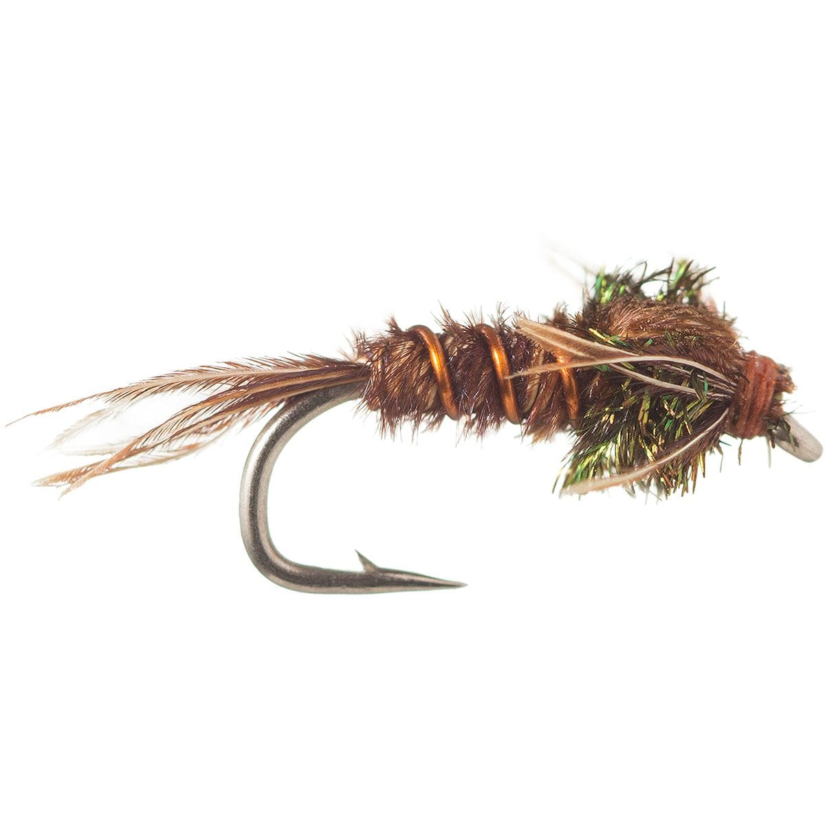 (取寄) モンタナフライカンパニー フェザント テイル - 12-パック Montana Fly Company Pheasant Tail - 12-Pack 2