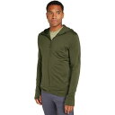 (取寄) アイスブレイカー メンズ メリノ 260 クオンタム ロング-スローブ ジップ パーカー - メンズ Icebreaker men Merino 260 Quantum Long-Sleeve Zip Hoodie - Men's Loden