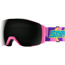 (取寄) スミス I/O マグ Xl ロー ブリッジ フィット ゴーグルズ Smith I/O MAG XL Low Bridge Fit Goggles Flamingo Archive/ChromaPop Sun Black/Extra Lens-ChromaPop Storm Rose Flash(4)
