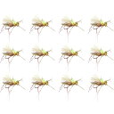 (取寄) モンタナフライカンパニー Kk's ヘンネベリー ホッパー - 12 パック Montana Fly Company Kk's Henneberry Hopper - 12 Pack Yellow(4)