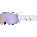 (取寄) 100% スノークラフト S ゴーグル 100% Snowcraft S Goggle White/Lavender/Mirror Lavender