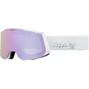 (取寄) 100% スノークラフト ゴーグル 100% Snowcraft Goggle White/Lavender/Mirror Lavender