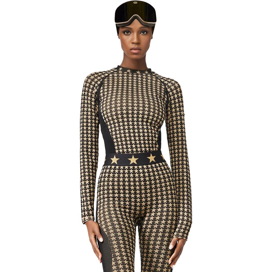 (取寄) ゴールドバーグ レディース スターレット ロングスリーブ ベースレイヤー— トップ - ウィメンズ Goldbergh women Starlet Long-Sleeve Baselayer Top - Women's Black/Toffee