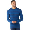 (取寄) スマートウール メンズ メリノ 250 ベースレイヤー- クルー - メンズ Smartwool men Merino 250 Baselayer Crew - Men's Deep Navy Color Shift