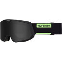 (取寄) 100% スノークラフト Xl ゴーグル 100% Snowcraft XL Goggle Tab/Mirror Black