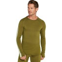 (取寄) アイスブレイカー メンズ 260 ゾーンニット ロングスリーブ クルー - メンズ Icebreaker men 260 ZoneKnit Long-Sleeve Crew - Men's Algae/Ashen/Cb