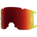 (取寄) スミス スクアッド MTB ゴーグルズ リプレイスメント レンズ Smith Squad MTB Goggles Replacement Lens Chromapop Sun Red AF