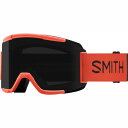 (取寄) スミス スクアッド ゴーグルズ Smith Squad Goggles Poppy/ChromaPop Sun Black/Clear(4)