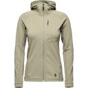 (取寄) ブラックダイヤモンド レディース コウフィシェント フリース フーデット ジャケット - ウィメンズ Black Diamond women Coefficient Fleece Hooded Jacket - Women's Pine Smoke
