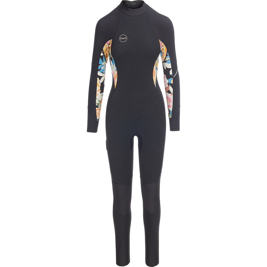 (取寄) オニール レディース バイア 3/2MM フル ウェットスーツ - ウィメンズ O'Neill women Bahia 3/2mm Full Wetsuit - Women's Black/Mikahflor/Black