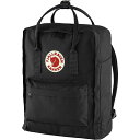 (取寄) フェールラーベン 16L バックパック Fjallraven Kanken 16L Backpack Black(4)
