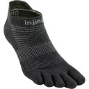 (取寄) インジンジ ラン ライトウェイト ノーショー ソック Injinji Run Lightweight No-Show Sock Black