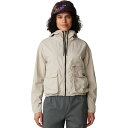 (取寄) マウンテンハードウェア レディース ストライダー フル ジップ ジャケット - ウィメンズ Mountain Hardwear women Stryder Full Zip Jacket - Women's Oyster Shell(4)