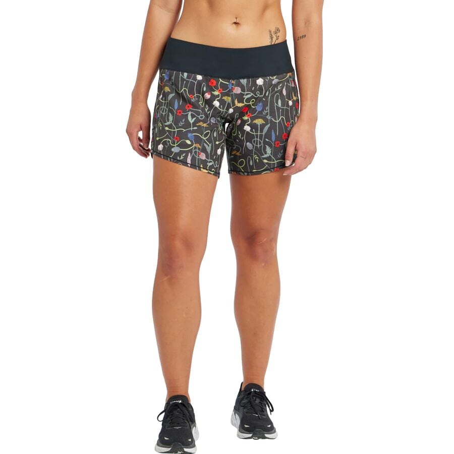 (取寄) レディース プリンテッド 6インチ ショート - ウィメンズ Oiselle women Roga Printed 6in Short - Women's Wyld Flower