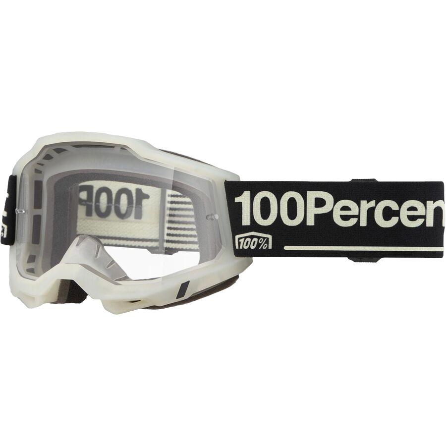 (取寄) 100% アキュリ 2 ゴーグルズ 100% ACCURI 2 Goggles Glow/Clear Lens