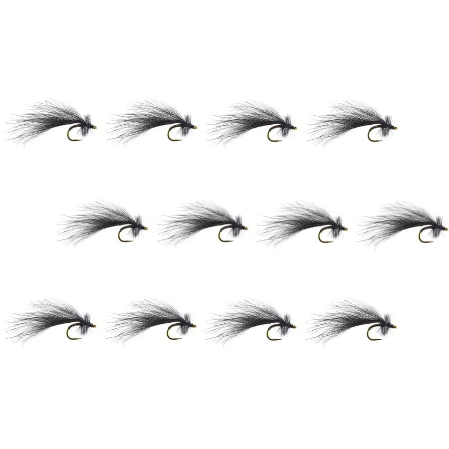 () ץ ߥ ꡼ 12-ѥå Umpqua Mayer's Mini Leech 12-Pack Black