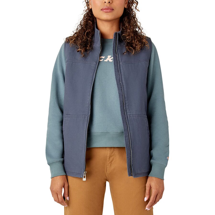 () ǥå ǥ  å ٥ -  Dickies women Sherpa Duck Vest ...