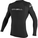 (取寄) オニール メンズ ベーシック スキンズ 50+ ロングスリーブ ラッシュガード - メンズ O'Neill men Basic Skins 50+ Long-Sleeve Rashguard - Men's Black