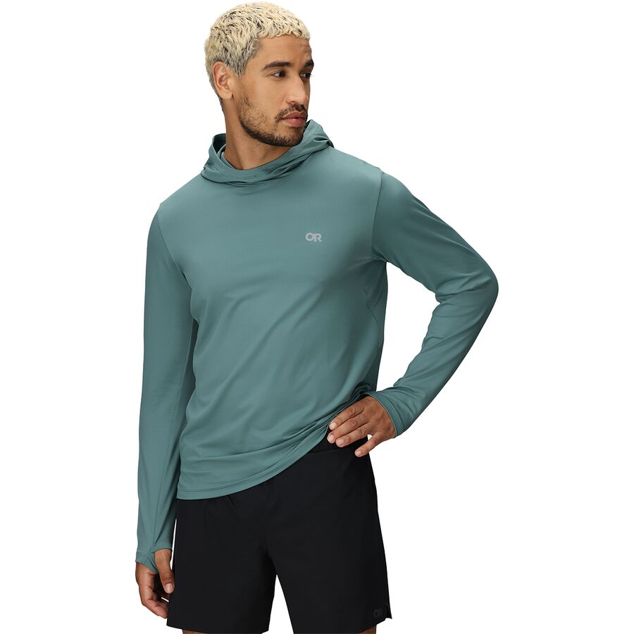 (取寄) アウトドア リサーチ メンズ アクティブアイス スペクトラム サン パーカー - メンズ Outdoor Research men ActiveIce Spectrum Sun Hoodie - Men's Neptune