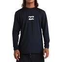 (取寄) ビラボン メンズ オール デイ ウェーブ Lf ロングスリーブ ラッシュガード - メンズ Billabong men All Day Wave LF Long-Sleeve Rashguard - Men's Black(4)