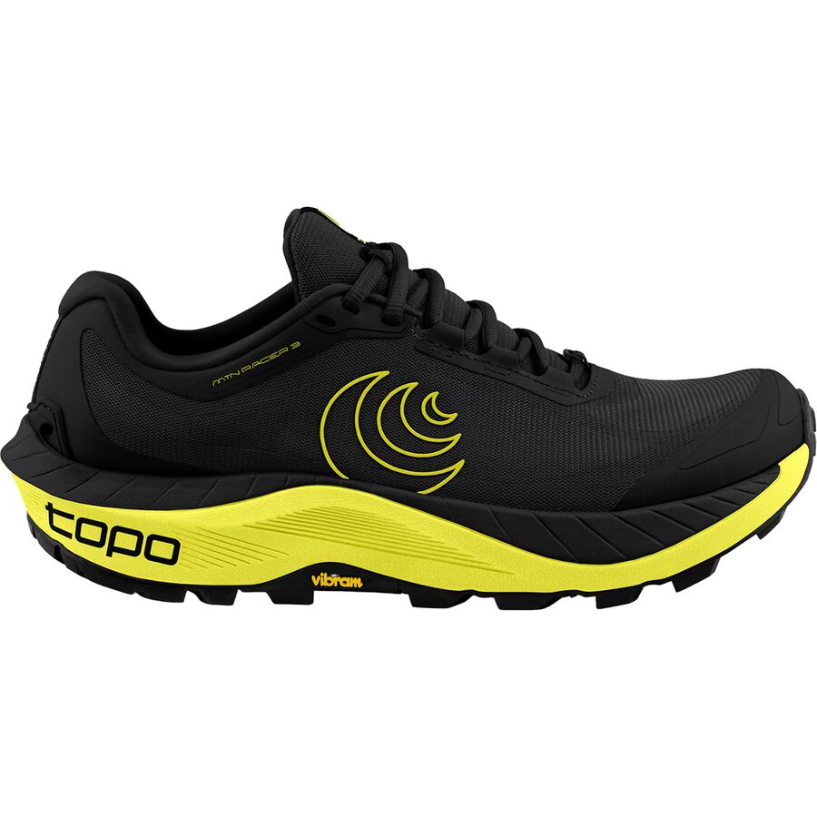 (取寄) トポ アスレチック メンズ マウント レーザー 3 トレイル ランニング シューズ - メンズ Topo Athletic men MTN Racer 3 Trail Running Shoe - Men's Black/Lime