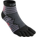 (取寄) インジンジ ラン テクニカル ミニ-クルー ソック Injinji Run Technical Mini-Crew Sock Onyx(4)