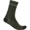 (取寄) カステリ ディスタンザ 20 ソック Castelli Distanza 20 Sock Military Green