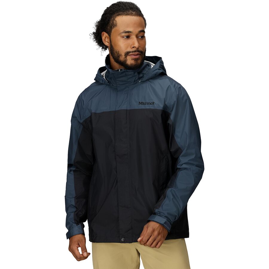 (取寄) マーモット メンズ プレシップ エコ ジャケット - メンズ Marmot men PreCip Eco Jacket - Men's Black/Thunderhead