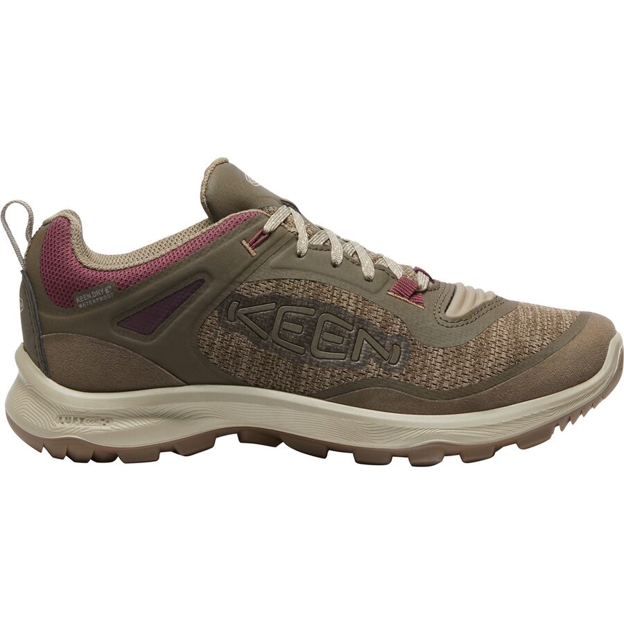 取寄 キーン レディース テラドーラ フレックス ウォータープルーフ ハイキング シューズ KEEN women Terradora Flex Waterproof Hiking Shoe - Women s Canteen/Windsor Wine