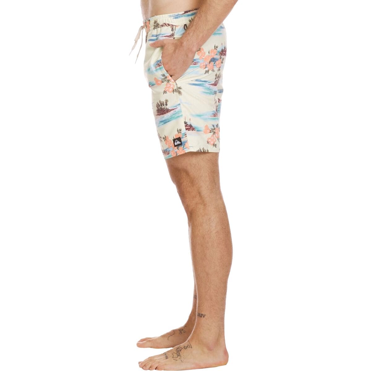 (取寄) クイックシルバー メンズ エブリデイ ミックス ボレー 17 Nb ショート - メンズ Quiksilver men Everyday Mix Volley 17 NB Short - Men's Silver Birch