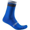 (取寄) カステリ ガラ サーマル 18 ソック Castelli Gara Thermal 18 Sock Azzurro Italia/Belgian Blue/White