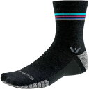 (取寄) スウィフトウィック フライト Xt トレイル ミッドクルー ソック Swiftwick Flite XT Trail Mid-Crew Sock Coal Aurora Stripe(4)