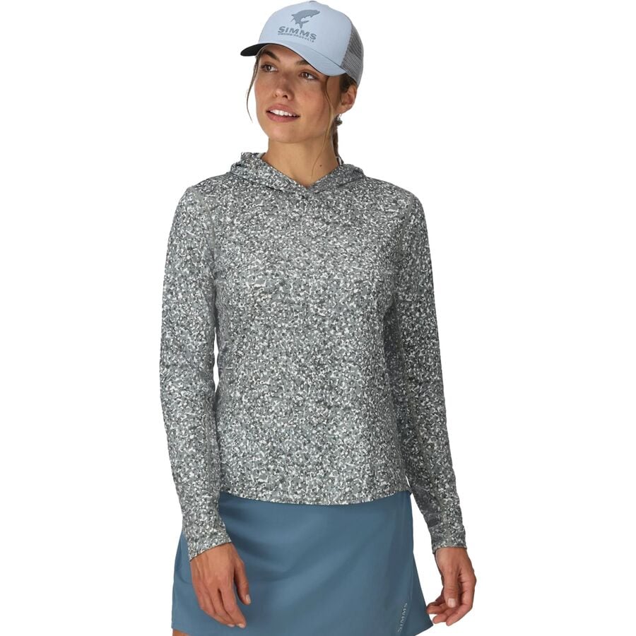 (取寄) シムス レディース チャレンジャー ソーラー パーカー - ウィメンズ Simms women Challenger Solar Hoodie - Women's Pebble Steel