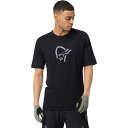 (取寄) ノローナ メンズ フィオーロ ウール Tシャツ - メンズ Norrona men Fjora Wool T-Shirt - Men's Caviar