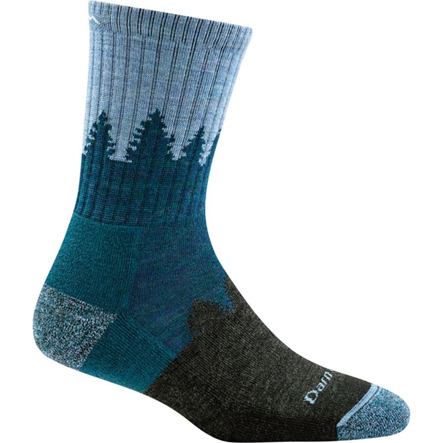 (取寄) ダーンタフ レディース ツリーライン ミクロ クルー クッション ソック - ウィメンズ Darn Tough women Treeline Micro Crew Cushion Sock - Women's Blue