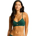 (取寄) シーフォリー レディース アクティブ ハイブリット ブラレット - ウィメンズ Seafolly women Active Hybrid Bralette - Women's Evergreen(4)