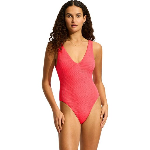 (取寄) シーフォリー レディース シー ダイブ ディープ V-ネック マイヨ ワンピース スイムスーツ - ウィメンズ Seafolly women Sea Dive Deep V-Neck Maillot One-Piece Swimsuit - Women's Snapdragon (取寄) シーフォリー レディース シー ダイブ ディープ V-ネック マイヨ ワンピース スイムスーツ - ウィメンズ Seafolly women Sea Dive Deep V-Neck Maillot One-Piece Swimsuit - Women's Snapdragon