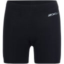 (取寄) ツータイムズユー レディース コア コンプレッション 5インチ ゲーム デイ ショート - ウィメンズ 2XU women Core Compression 5in Game Day Short - Women's Black/Silver(4)