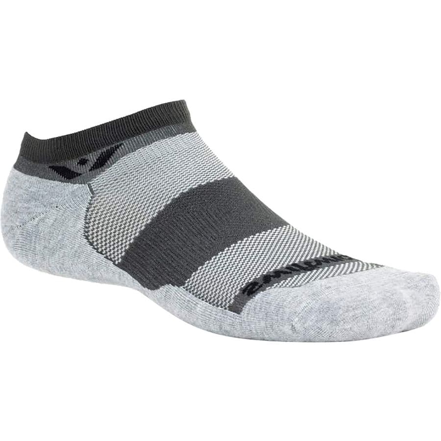 () եȥå ޥ Ρ 硼 å Swiftwick Maxus No Show Sock Gray