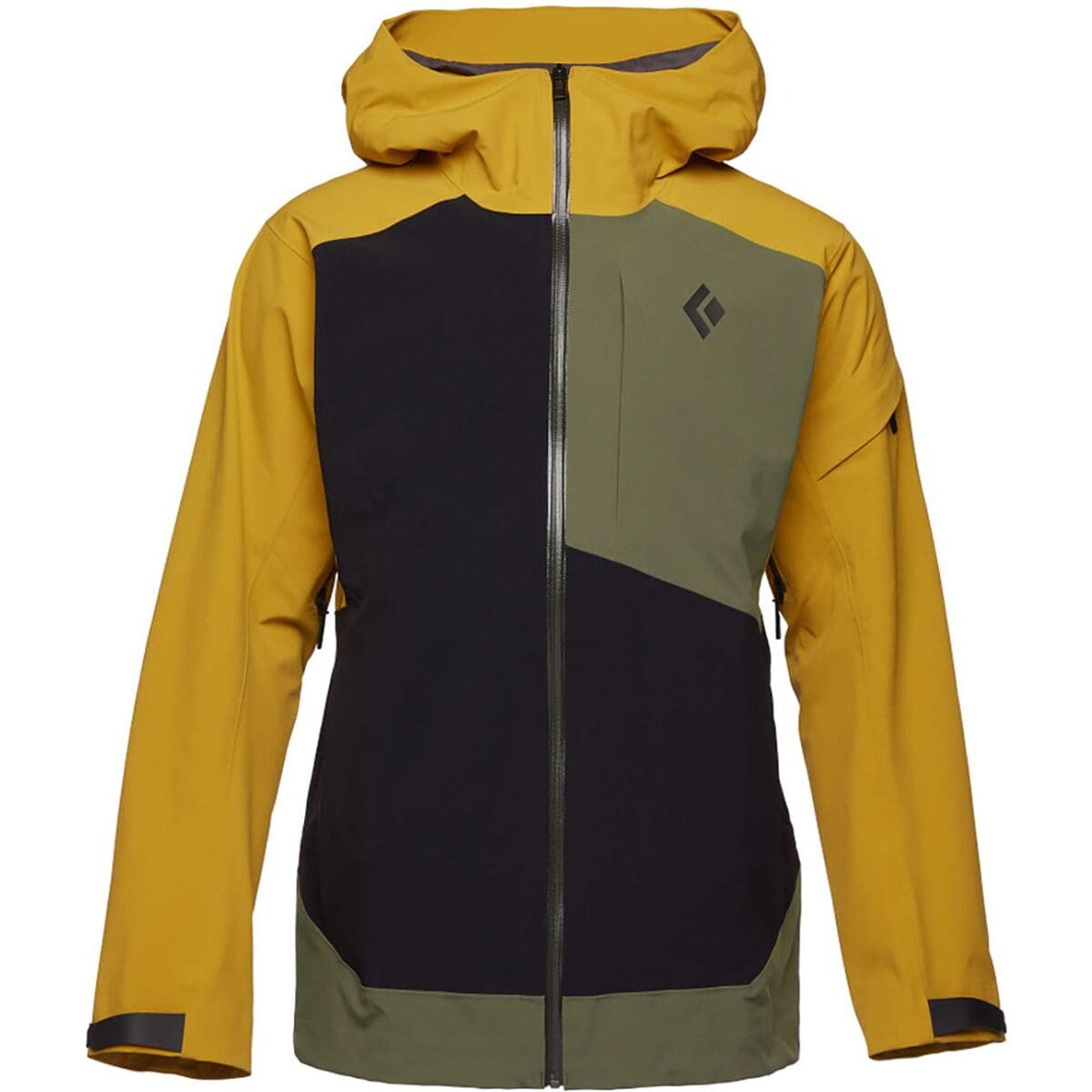 (取寄) ブラックダイヤモンド メンズ リーコン ストレッチ スキー シェル - メンズ Black Diamond men Recon Stretch Ski Shell - Men's Amber/Black/Tundra
