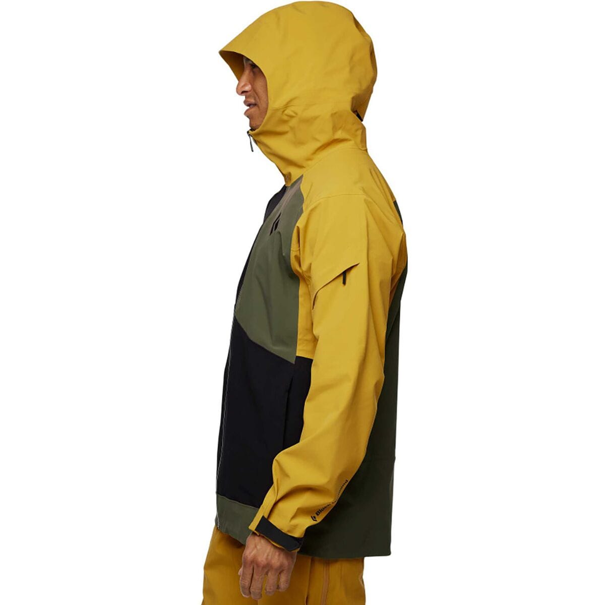 (取寄) ブラックダイヤモンド メンズ リーコン ストレッチ スキー シェル - メンズ Black Diamond men Recon Stretch Ski Shell - Men's Amber/Black/Tundra