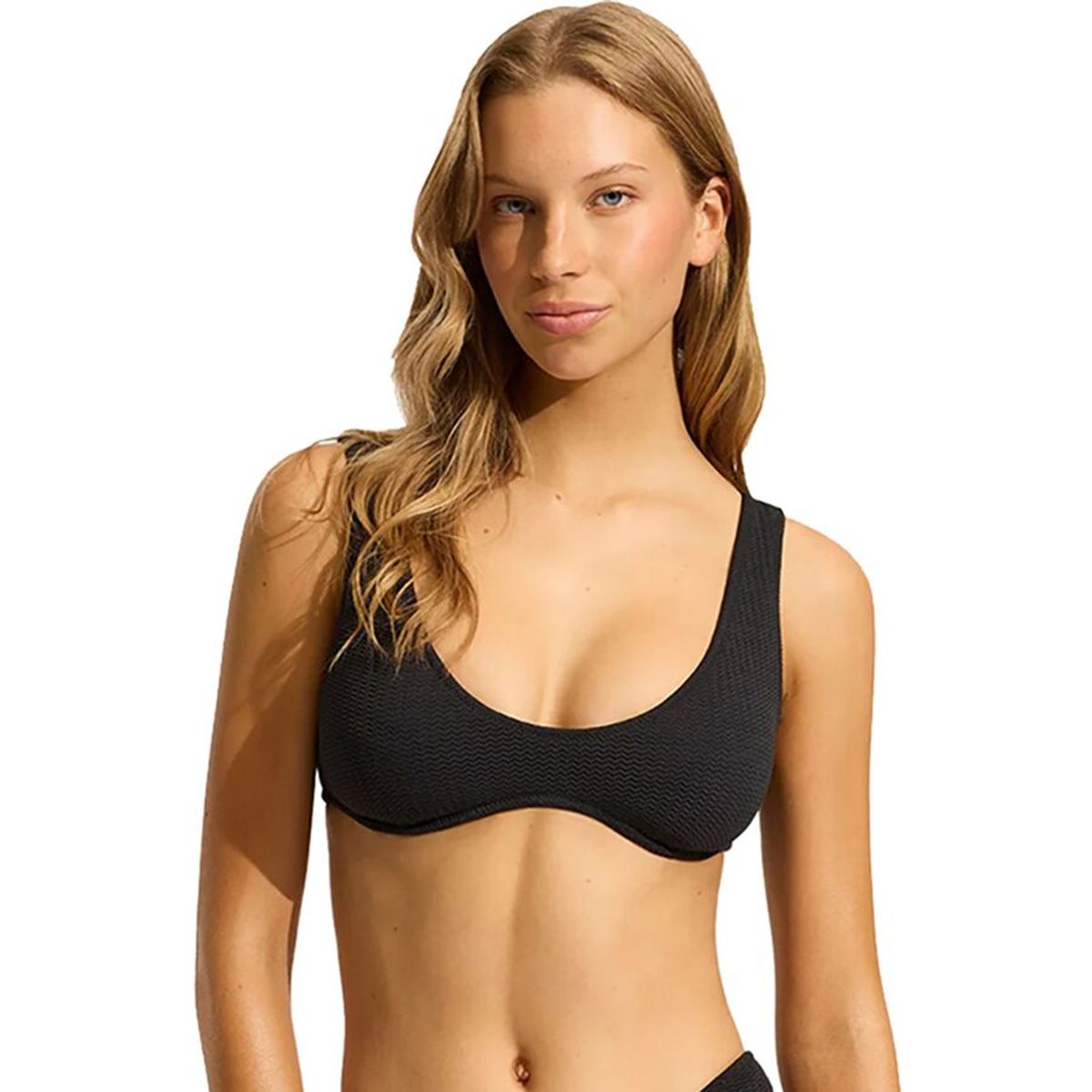 (取寄) シーフォリー レディース マルチ フィット ロングライン トップ - ウィメンズ Seafolly women Multi Fit Longline Top - Women's Black