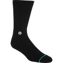 (取寄) スタンス メンズ アイコン ソック - メンズ Stance men Icon Sock - Men's Black/White