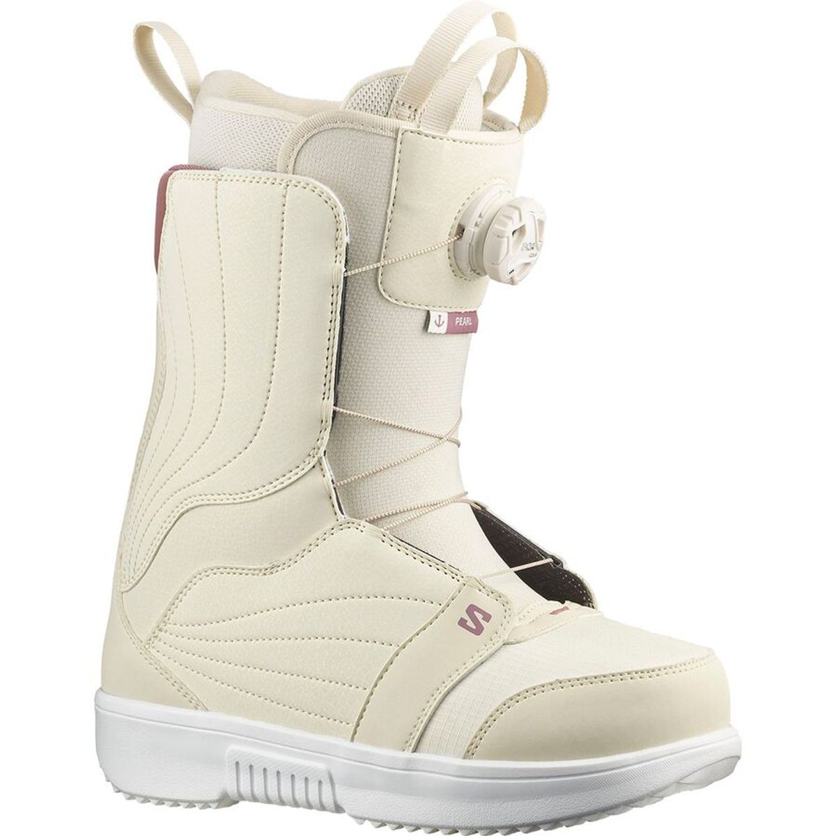 (取寄) サロモン レディース パール ボア スノーボード ブーツ - 2025 - ウィメンズ Salomon women Pearl BOA Snowboard Boot - 2025 - Women's Almond Milk/Vanilla Ice/Grape Shake
