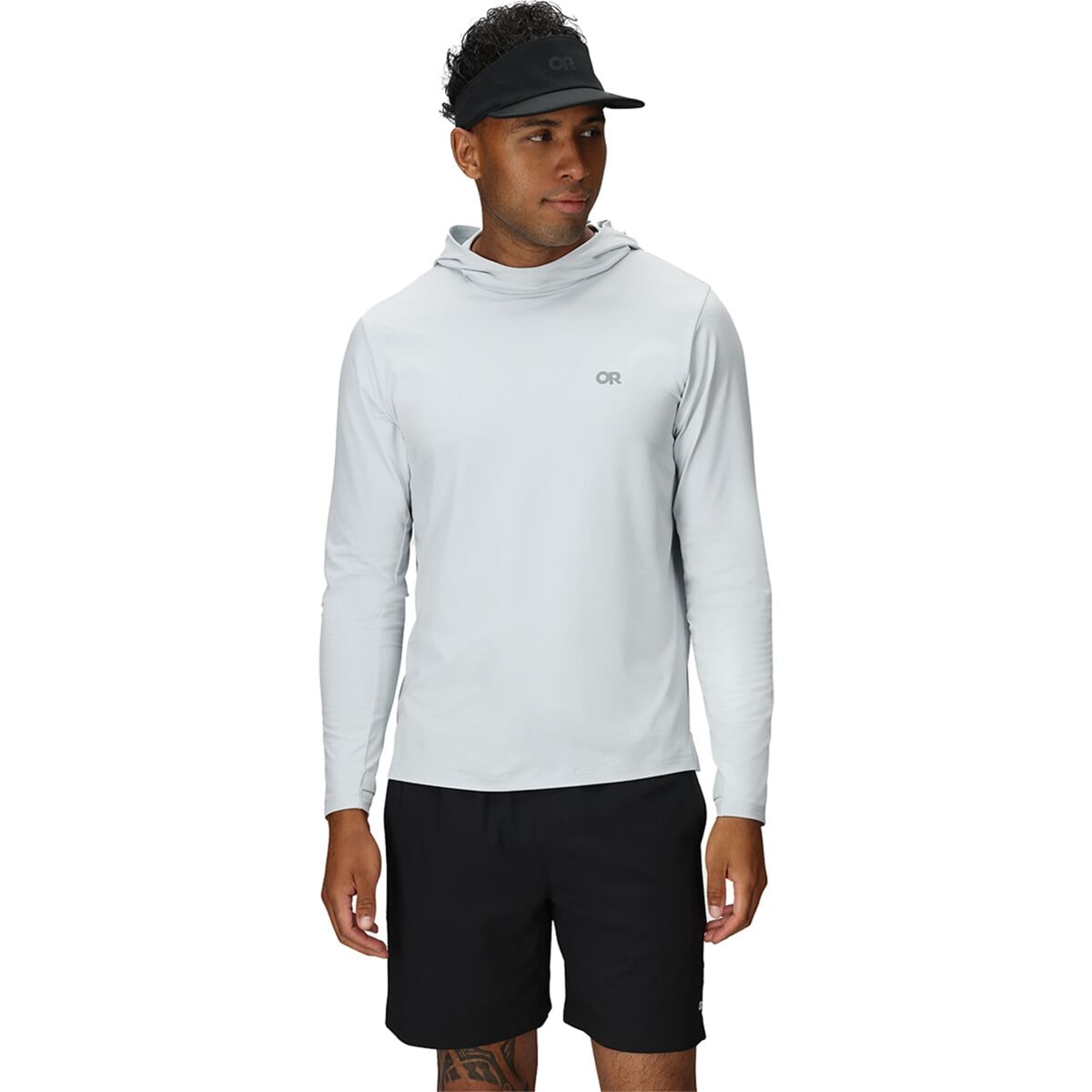 (取寄) アウトドア リサーチ トレイル Lt バイザー Outdoor Research Trail LT Visor Black