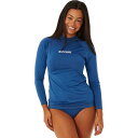 (取寄) リップ カール レディース クラシック サーフ ロング-スローブ Upf 50 ラッシュガード - ウィメンズ Rip Curl women Classic Surf Long-Sleeve UPF 50 Rashguard - Women's Vintage Navy(4)