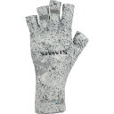 (取寄) シムス ソーラーフレックス ハーフ-フィンガー サングローブ Simms SolarFlex Half-Finger SunGlove Back Eddy White