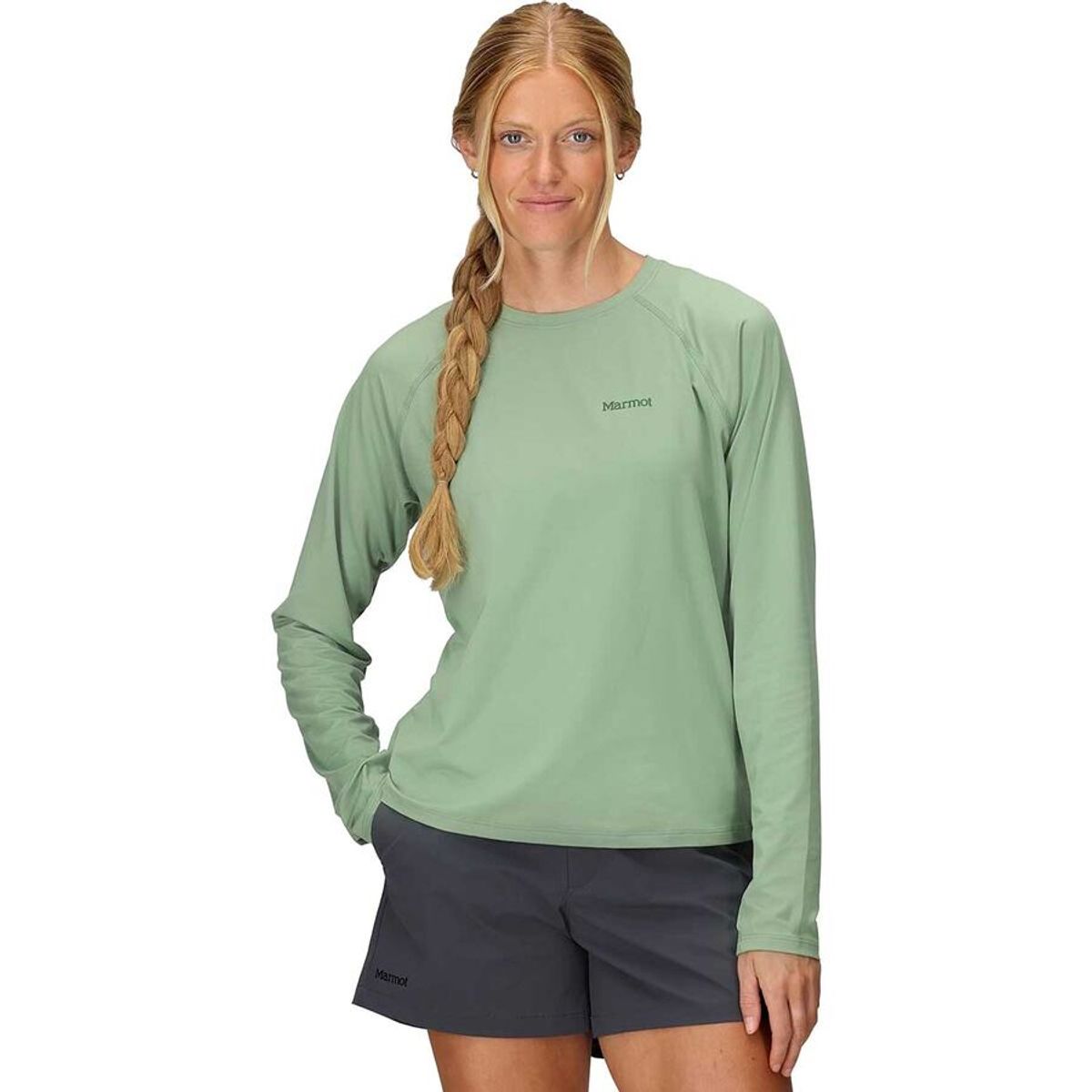 (取寄) マーモット レディース ウィンドリッジ ロング-スローブ トップ - ウィメンズ Marmot women Windridge Long-Sleeve Top - Women's Agate Green