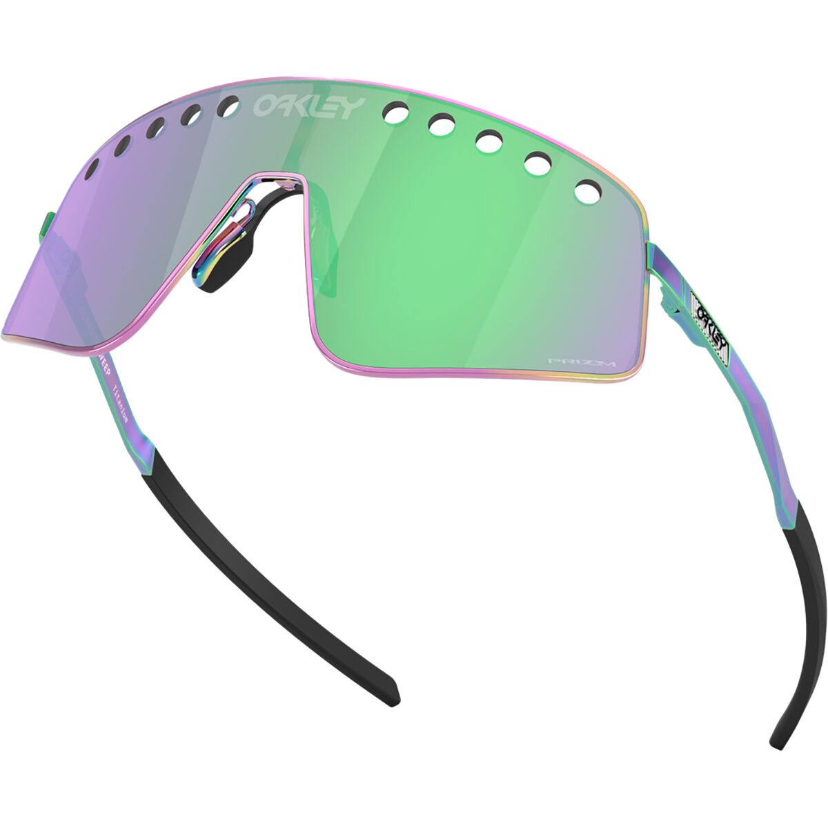 (取寄) オークリー スートロ ティー スウィープ プリズム サングラス Oakley Sutro Ti Sweep Prizm Sunglasses Oill Silk/Prizm Road Jade 2